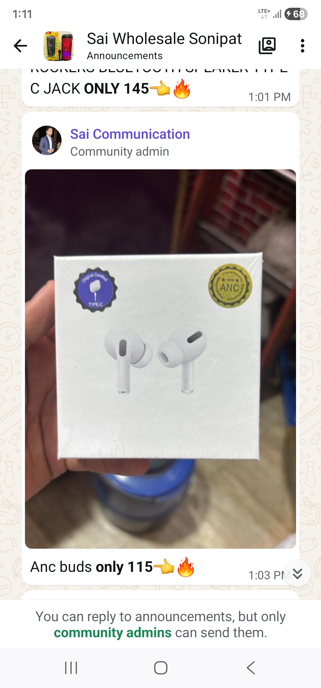 Airpods 179rs 
